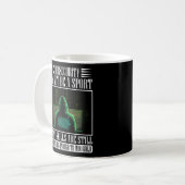 Mug Hacker Blanc Pour Le Cyber-Guerrier Et Hacker Éthi (Devant gauche)