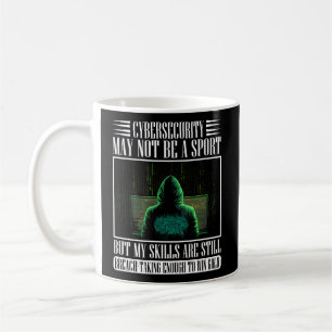 Mug Hacker Blanc Pour Le Cyber-Guerrier Et Hacker Éthi