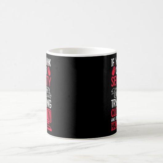 Mug Hacker Blanc Pour Le Cyber-Guerrier Et Hacker Éthi (Centre)