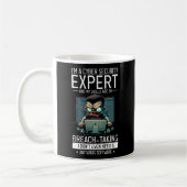 Mug Hacker Blanc Pour Le Cyber-Guerrier Et Hacker Éthi (Gauche)