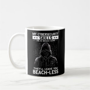 Mug Hacker Blanc Pour Le Cyber-Guerrier Et Hacker Éthi