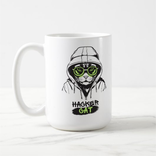 Mug Hacker cat (Gauche)