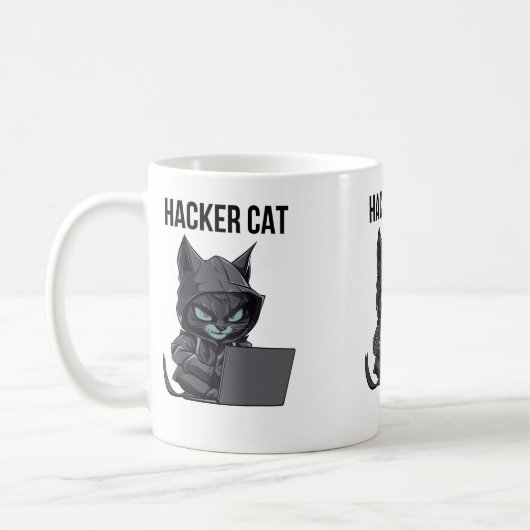 Mug Hacker cat (Gauche)