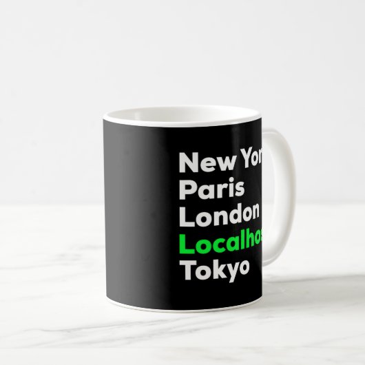 Mug Hacker Cybersécurité Pentester Localhost (Devant droit)