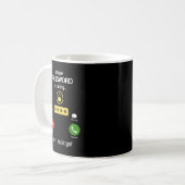 Mug Hacker éthique Casquette blanc - Cyber sécurité ré (Devant gauche)