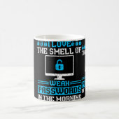 Mug Hacker éthique Casquette blanc - Cyber sécurité ré (Centre)