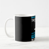 Mug Hacker éthique Casquette blanc - Cyber sécurité ré (Gauche)
