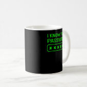 Mug Hacker Outfit Cybersecurity I Know Your Password S (Devant droit)