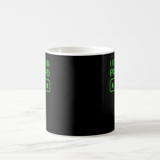 Mug Hacker Outfit Cybersecurity I Know Your Password S (Centre)