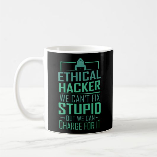 Mug Hacker programmeur de piratage Coding Hacking éthi (Gauche)