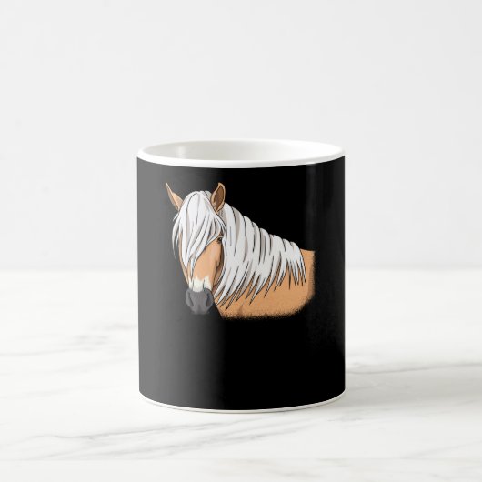 Mug Haflinger cheval Idée cadeau (Centre)