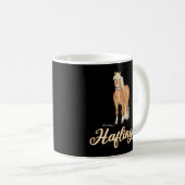 Mug Haflinger Horse Rider Haffi Motif (Devant droit)