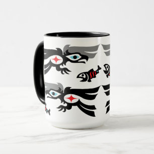 Mug Haida - festin d'Eagle de style de Tlingit