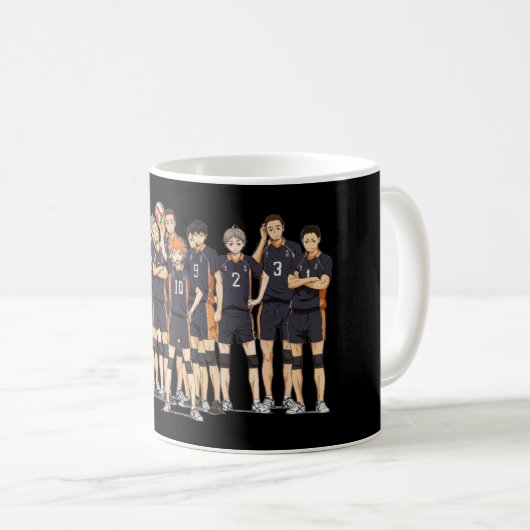 Mug Haikyuu ! ! - Karasuno (Devant droit)