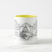 Mug Hail religieux Mary Prayer cite des mots (Centre)