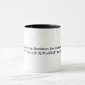 Mug Haine Clojure, essai d'unité et RegExes ? (Centre)