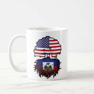 Mug Haïti Haïti Amérique États-Unis Drapeau des racine