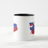 Mug Haiti Paint Brush Design | Caribbean Pride (Centre)