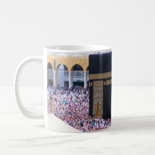 Mug Hajj Moubarak Sainte Kaaba Mecque Dévotion islamiq (Gauche)