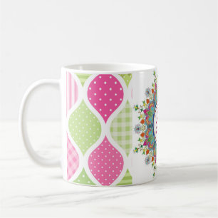 Mug Hajj Moubarak vert et rose