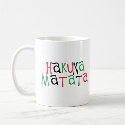 Mug Hakuna matata (Gauche)
