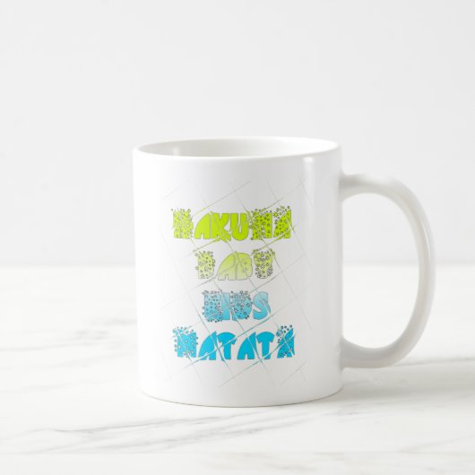 Mug Hakuna Matata Bébé Enfants Joyeuses Couleurs Art I (Droite)