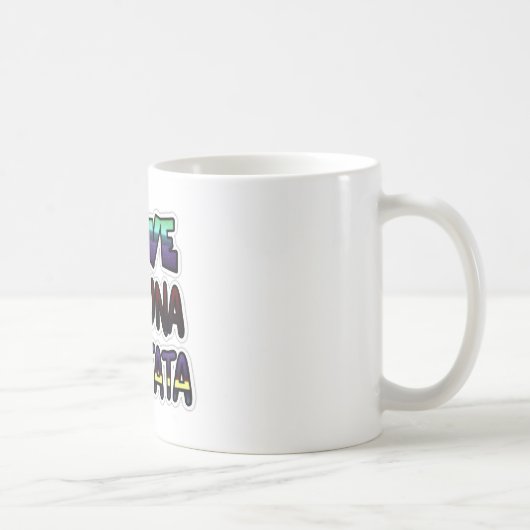 Mug Hakuna Matata Impression d'art (Droite)