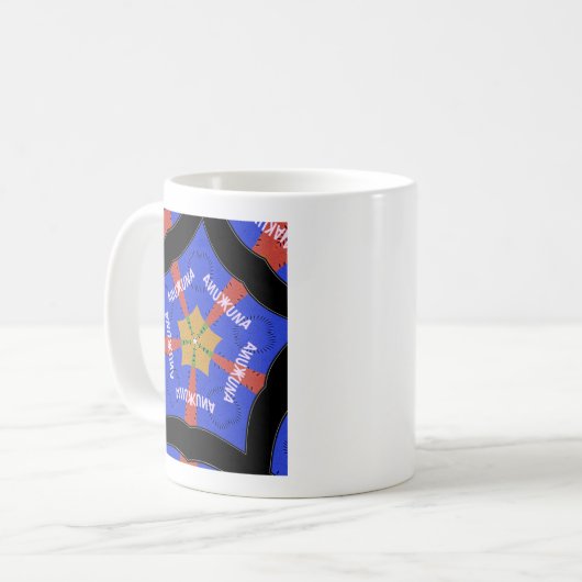 Mug Hakuna Matata Iridiscent bleu (Devant gauche)