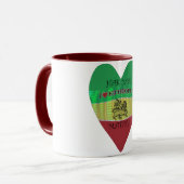 Mug Hakuna Matata J'aime Ethiopie Drapeau National Cou (Devant gauche)