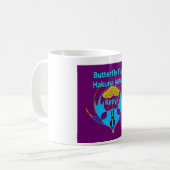 Mug Hakuna Matata Kenya - Papillons d'art Imprimer/Gra (Devant gauche)