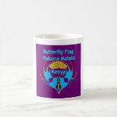 Mug Hakuna Matata Kenya - Papillons d'art Imprimer/Gra (Centre)