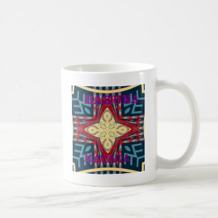 Mug Hakuna Matata Texte Hope Art Abstrait Design d'imp