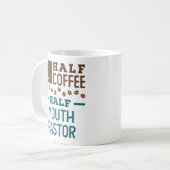 Mug Half Coffee Half Youth Pastor (Devant gauche)