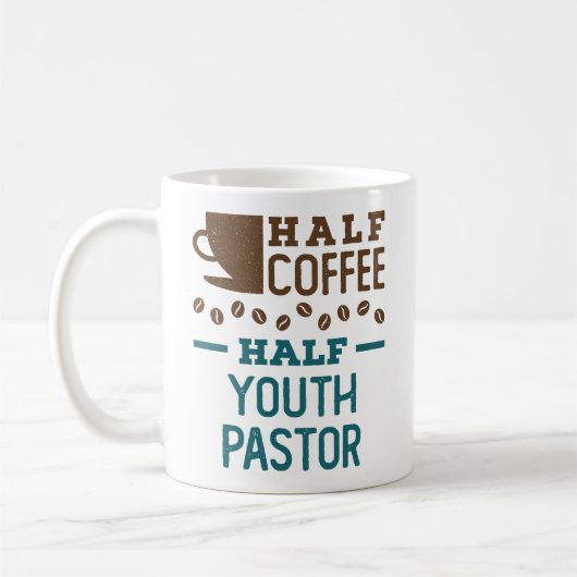 Mug Half Coffee Half Youth Pastor (Gauche)