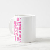Mug Half Hood Half Holy Means Pray With Me Don't Play (Devant gauche)