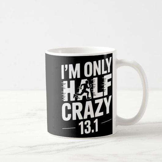Mug Half Marathon Art For Men Women 13.1 Half Marathon (Droite)