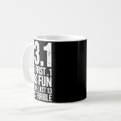 Mug Half Marathon Art For Men Women 13.1 Half Marathon (Devant gauche)