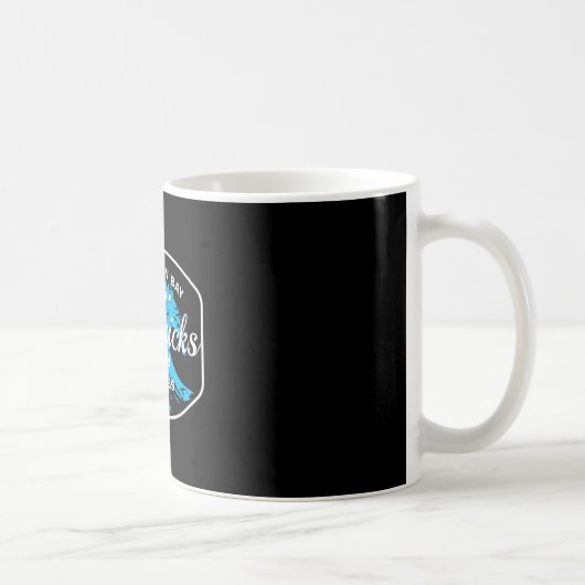 Mug Half Moon Y Mavericks Beach Surfing Gift Travel (Droite)
