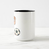 Mug Half Time Snack – Funny Soccer Pizza (Centre)