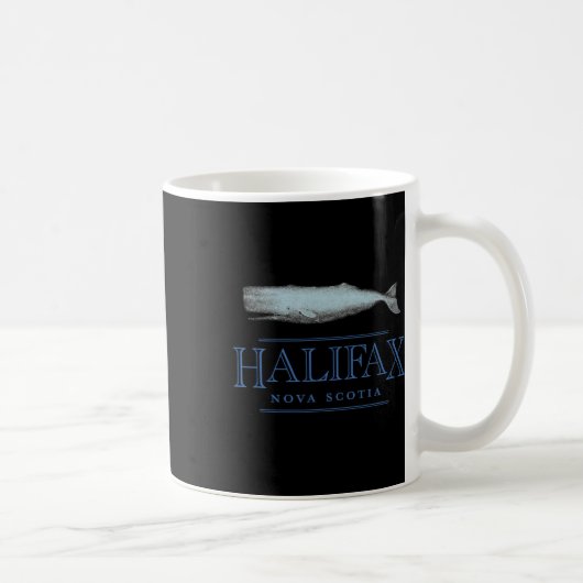 Mug Halifax Nouvelle-Écosse Canada Conception de balei (Droite)