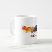 Mug Halifax skyline in watercolor (Devant gauche)