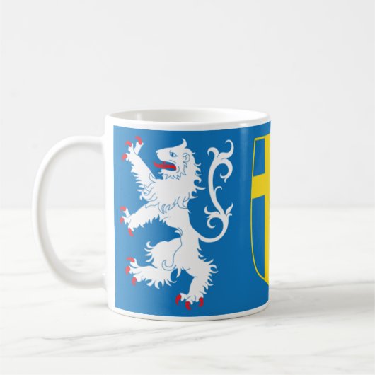 Mug HALLAND Manteau d'armoiries Coffee Cup. (Gauche)