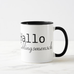 Mug Hallo Lieblingsmensch