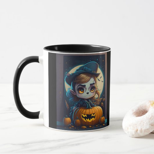 Mug Halloween (Avec donut)