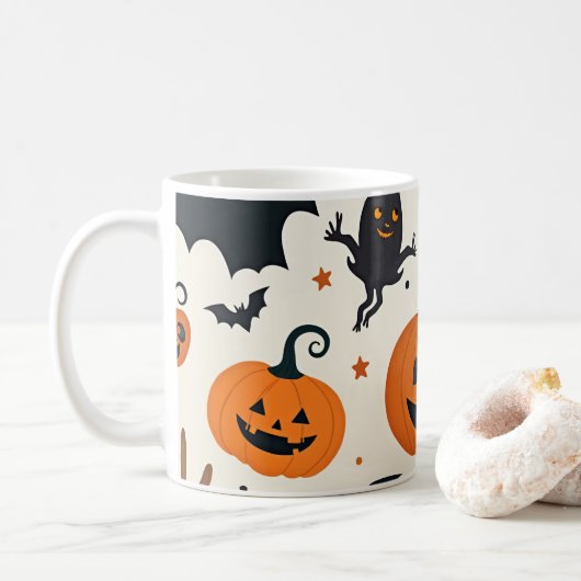 Mug Halloween (Avec donut)