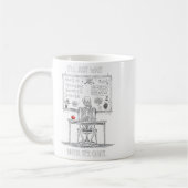 Mug Halloween 2025 Funny calme squelette enseignant mi (Gauche)