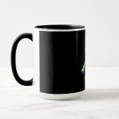 Mug Halloween 8 bits drôle zombie (Gauche)