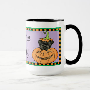 Mug Halloween Affenpinscher