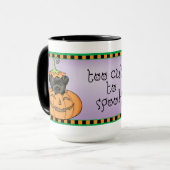 Mug Halloween Affenpinscher (Devant gauche)