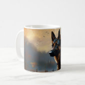 Mug Halloween allemand mouton effrayant (Devant gauche)